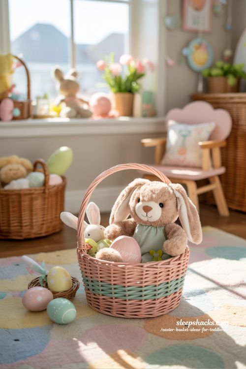 Easter Basket Ideas for Toddlers Bashful Bunny Stuffed Animal