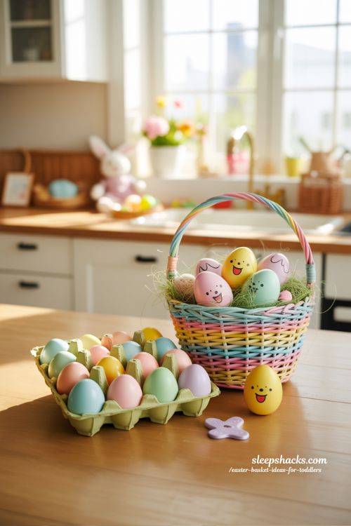 Easter Basket Ideas for Toddlers Chirping Hide and Squeak Eggs