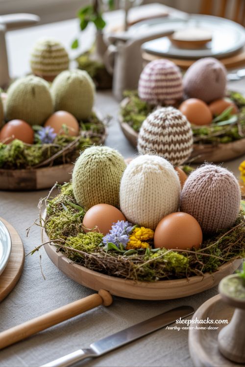Egg Cosies Cozy Breakfast Earthy Easter Home Decor