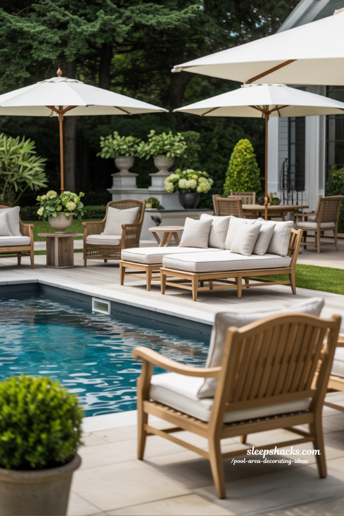 Elegant Hamptons-Style Pool Ideas for Serene and Sophisticated Outdoor Spaces