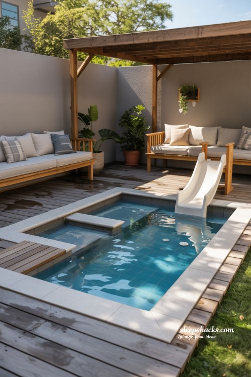Family-Friendly Plunge Pool Ideas for Small Backyards