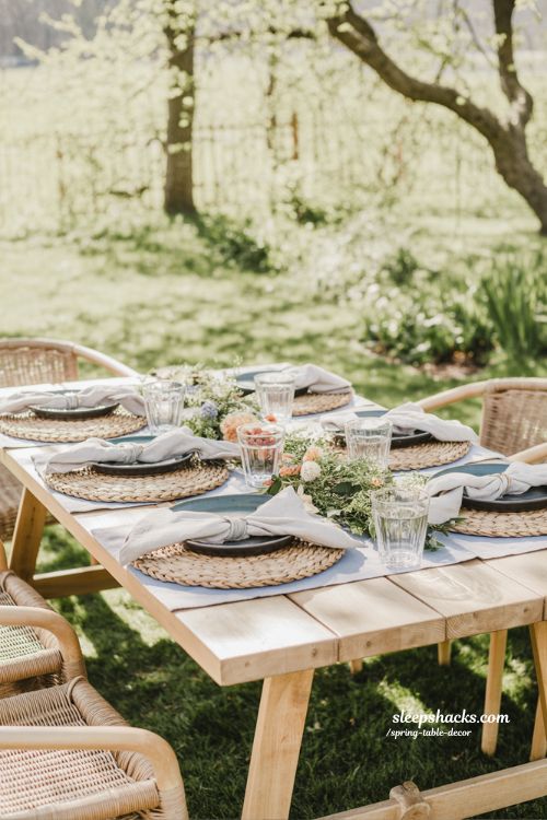 Garden Party Spring Table Decor Outdoor