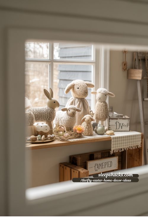 Handcrafted Primitive Easter Decor for Cozy Cottagecore Style