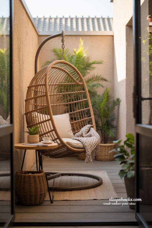 Hanging Egg Chair Small Patio Cozy Corner Ideas