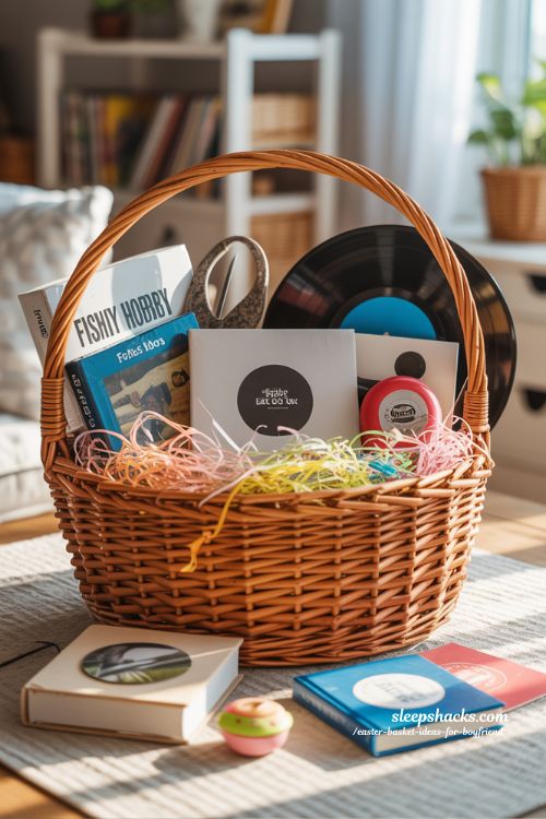 Hobby-Focused Easter Basket Personalized Gift for Him