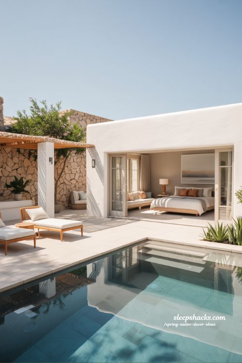 Hotel-Inspired Pool House Guest House Combo with Resort Vibes
