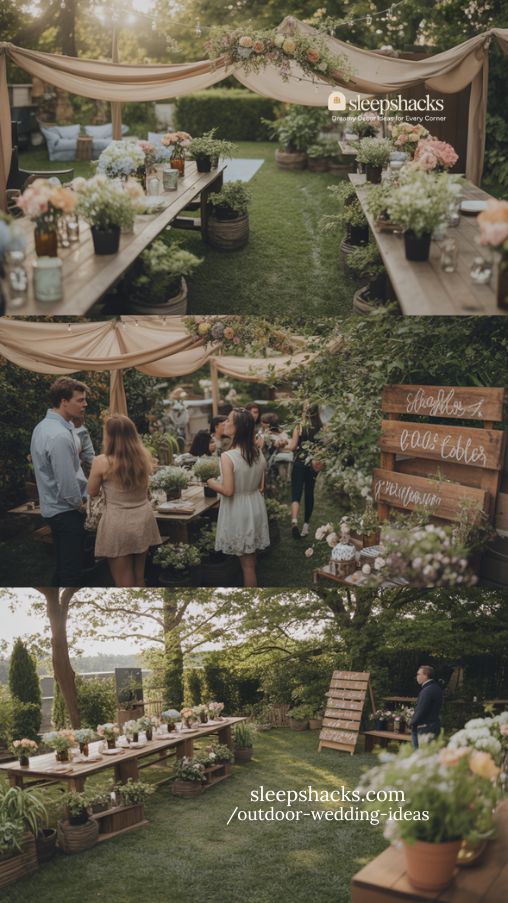 Lantern-Lit Wedding Pathway with Twinkling Romantic Glow