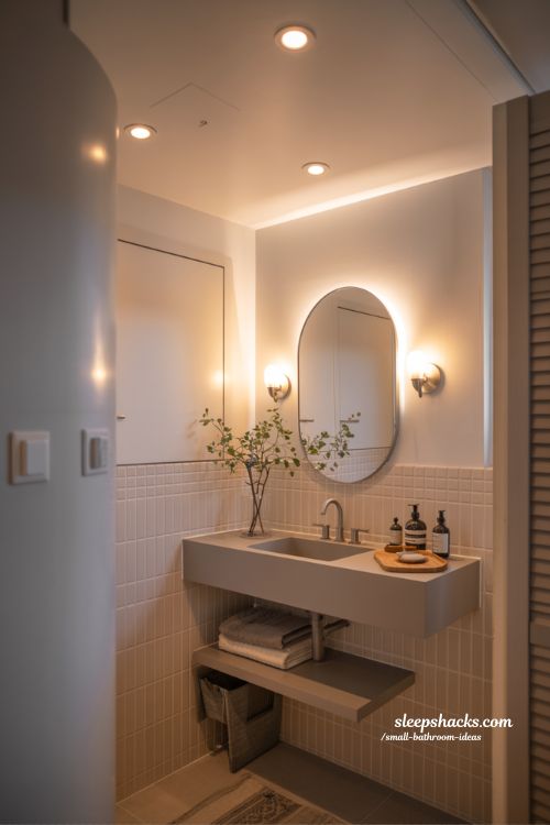 Layered Lighting Ideas for Small Bathrooms