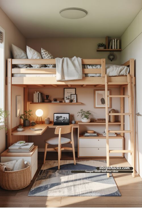 Loft Bed Ideas to Maximize Small Bedroom Floor Space