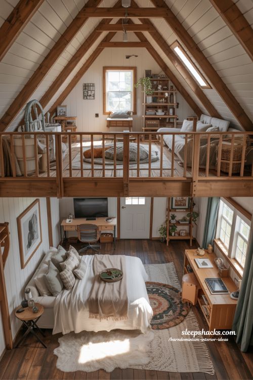 Lofted Retreat Barndominium Interior