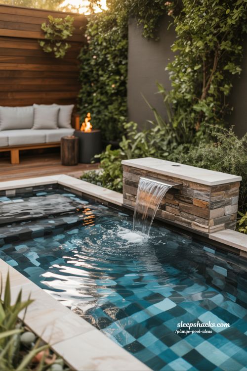Luxury Plunge Pool Designs for Small Backyard Retreats
