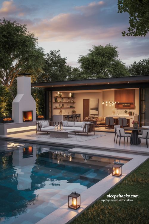 Luxury Pool House Guest House Combo with Outdoor Entertainment