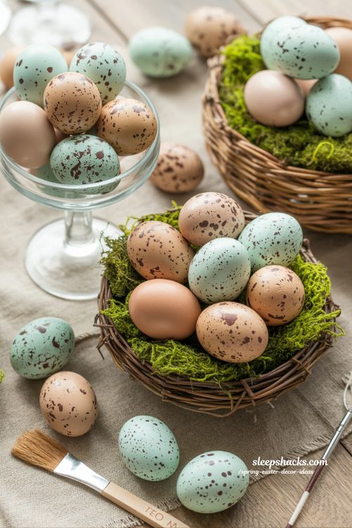 Make Speckled Robin’s Eggs for Whimsical Spring and Easter Decor