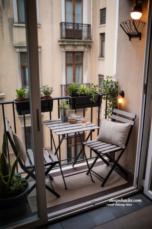 Mini Café Style Balcony