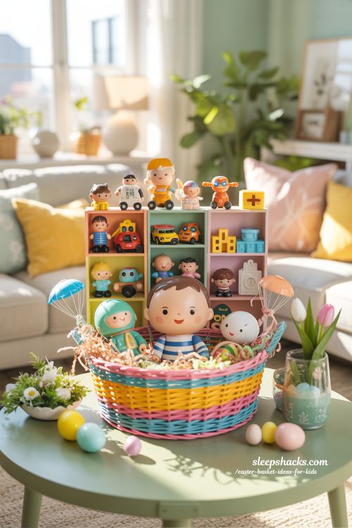 Mini Toy Easter Basket Ideas for Kids with Fun Surprise Toys