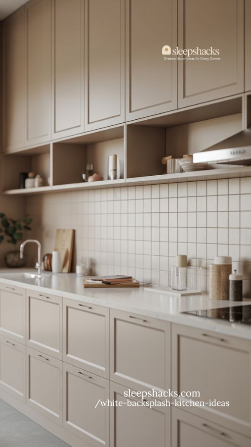 Minimalist Modern Kitchen Backsplash Ideas with Clean Lines