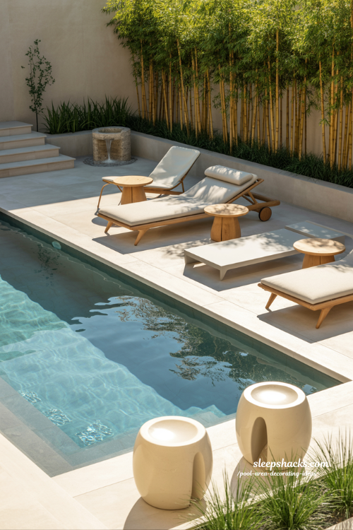 Minimalist Zen Pool Deck Ideas for Clean, Calm, and Tranquil Outdoor Spaces