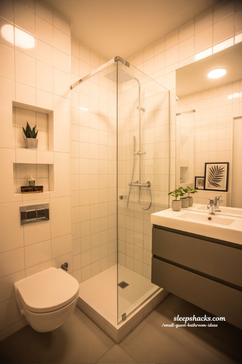 Minimalist and Functional Design for Small Guest Bathrooms