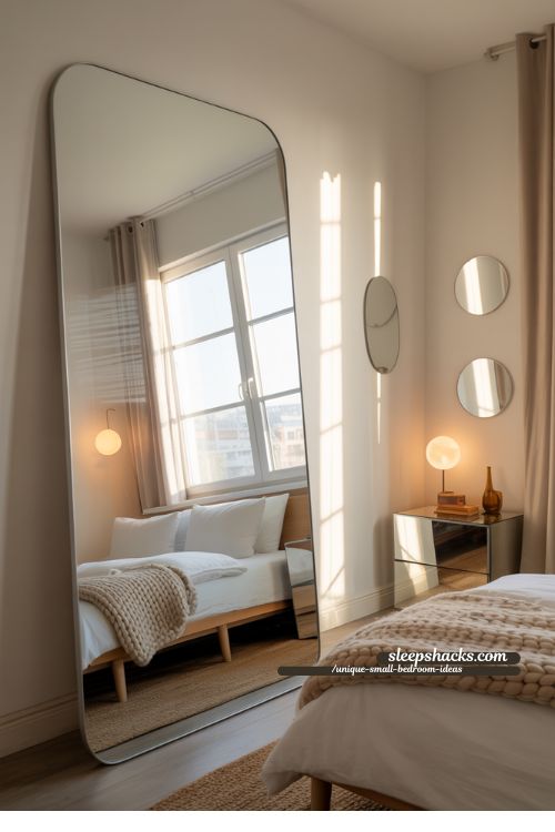 Mirror Magic Ideas to Make Small Bedrooms Feel Bigger