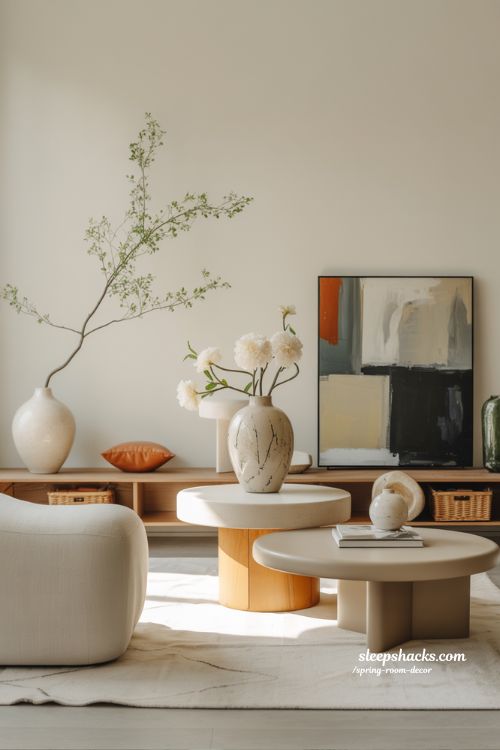 Modern Spring Room Decor with Minimal Aesthetic