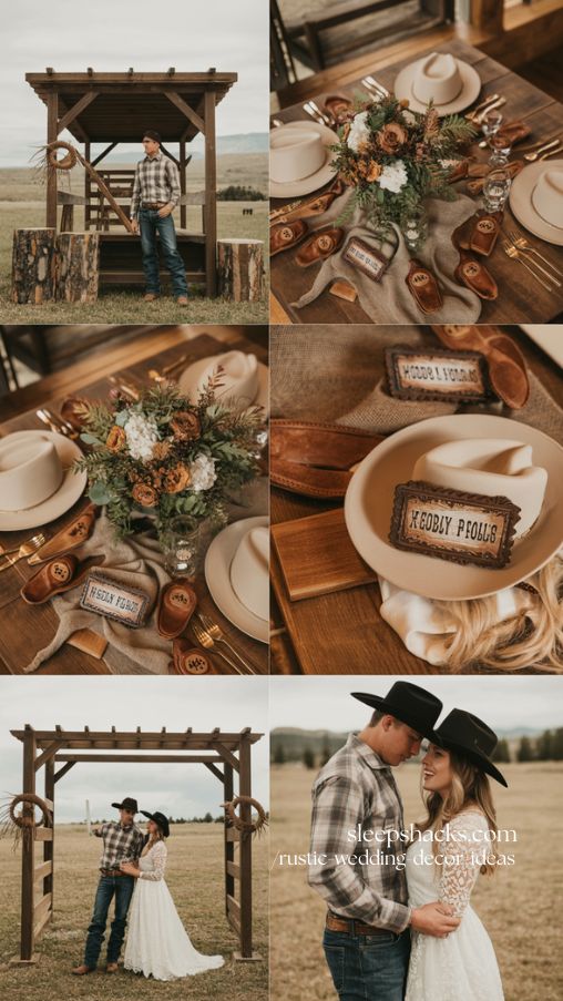 Montana Cowboy Rustic Styled Shoot Inspiration