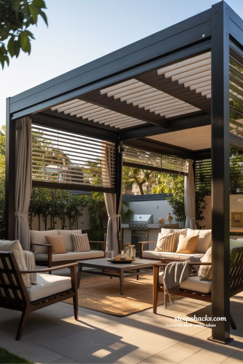 Motorized Pergola Flexibility for Functional and Stylish Backyards