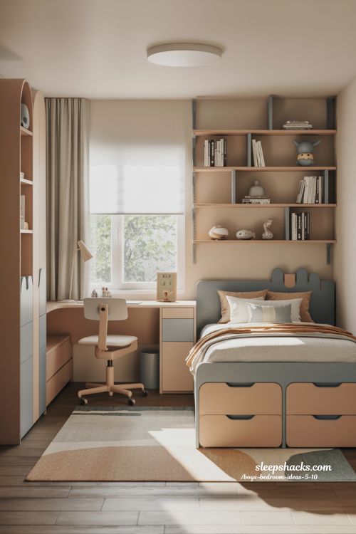 Multi Functional Boys Bedroom Ideas 5 to 10 Smart Growing Furniture