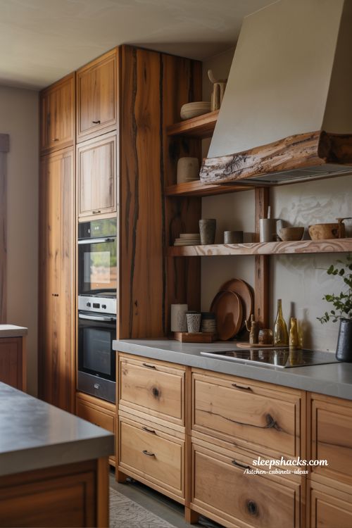 Native Materials Kitchen Cabinets Ideas for a Warm Authentic Look