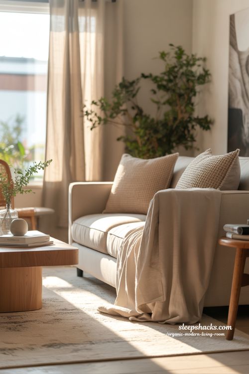 Organic Modern Living Room Inspiration