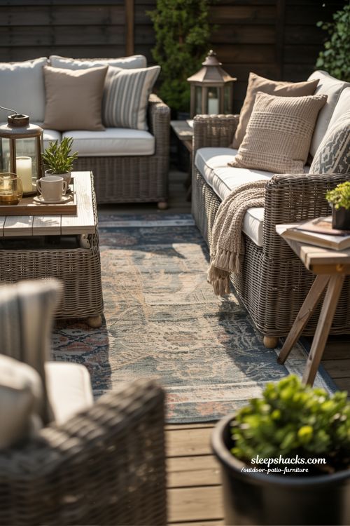 Outdoor Rugs and Accessories to Complete Your Patio