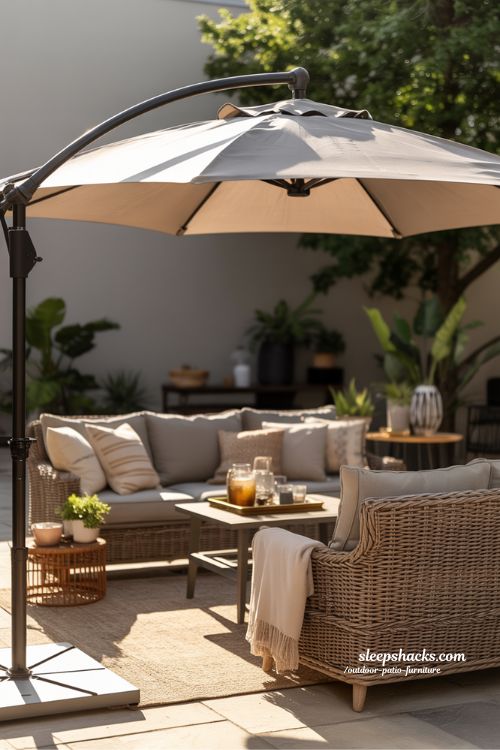 Patio Umbrellas and Shade Ideas for Hot Days