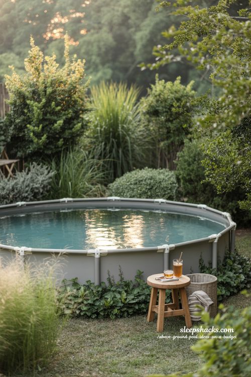 Plant Privacy Screen Above Ground Pool Budget Backyard Oasis