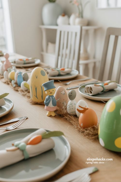 Playful Spring Table Decor Seasonal Accents