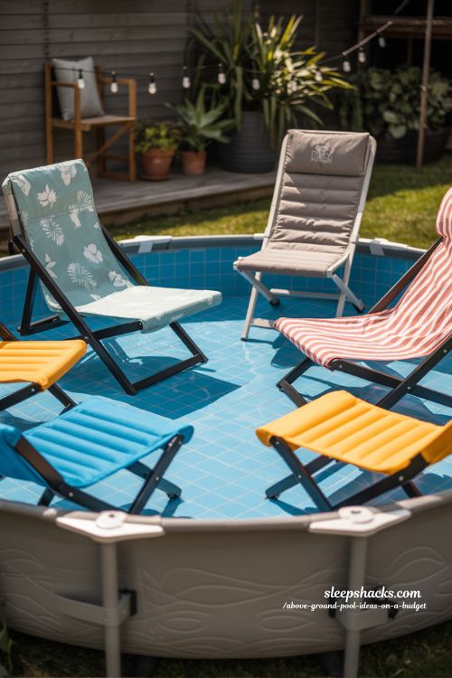 Portable Loungers Above Ground Pool Budget Flexible Comfort