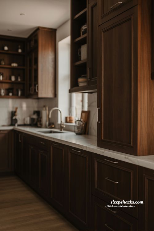 Rich Dark Kitchen Cabinets Ideas for a Sophisticated Modern Look