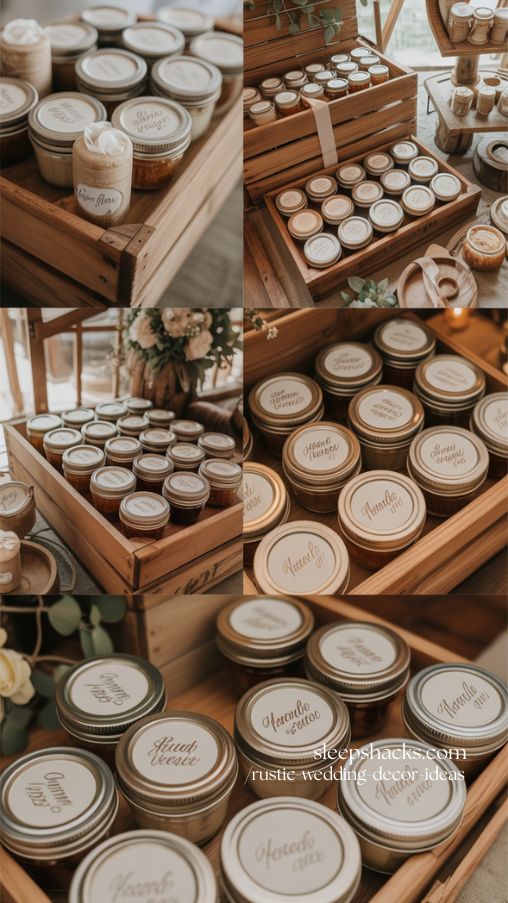 Rustic Wedding Favors That Impress Guests