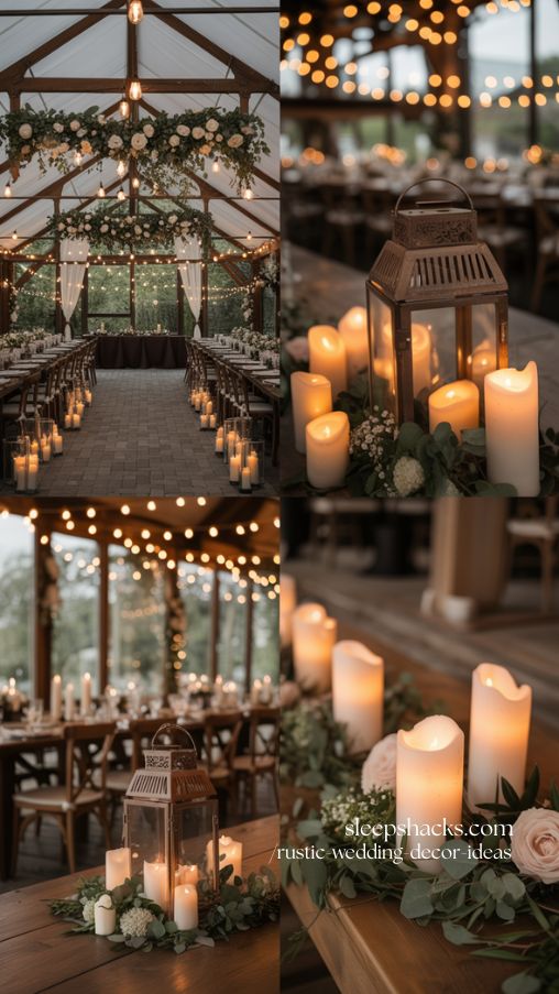 Rustic Wedding Lighting Ideas for Ambiance