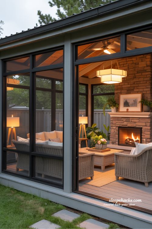Screen Porch for Year-Round Use Ideas for Cozy Backyards