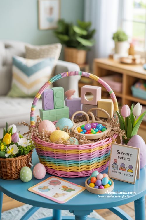 Sensory Play Easter Basket Ideas for Kids with Fun Tactile Toys