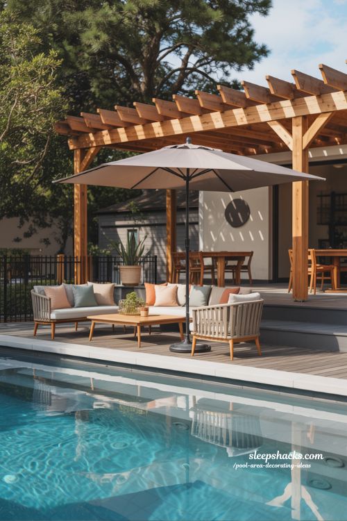 Shade Solutions for Comfort Ideas for Relaxing and Protected Poolside Spaces
