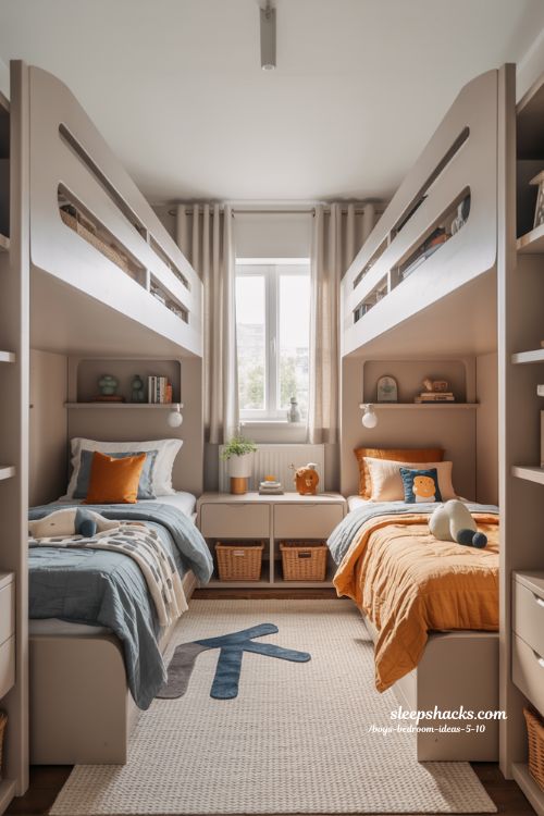 Shared Boys Bedroom Ideas 5 to 10 Smart Space for Two Kids