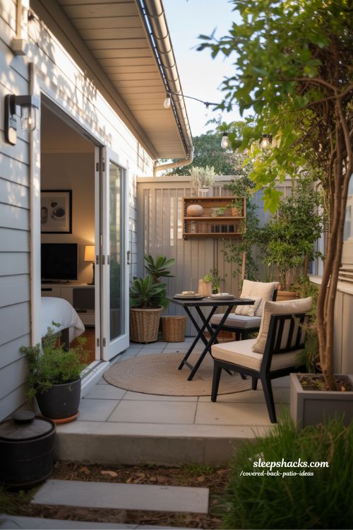 Side-Yard Covered Patio Ideas for Cozy and Intimate Spaces