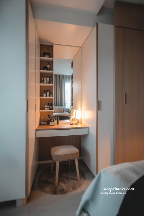 Small Bedroom Corner Vanity Ideas Space Saving Cozy Setup