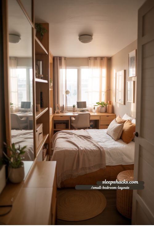Small Bedroom Layout Inspiration Cozy Functional Design