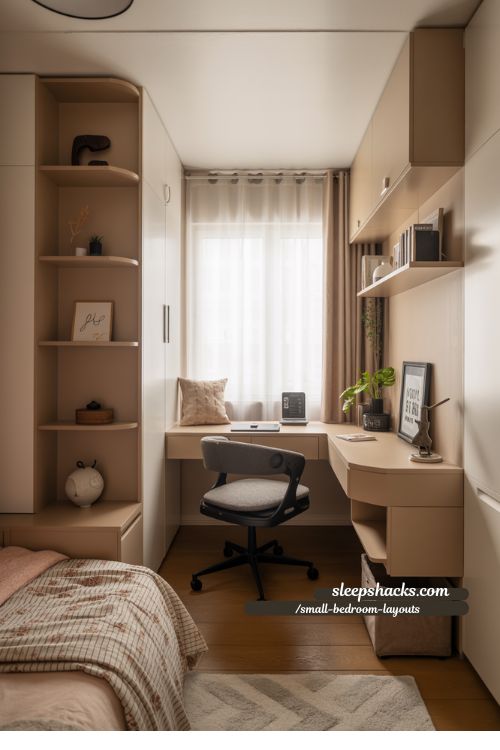 Small Bedroom With Desk Layout Ideas