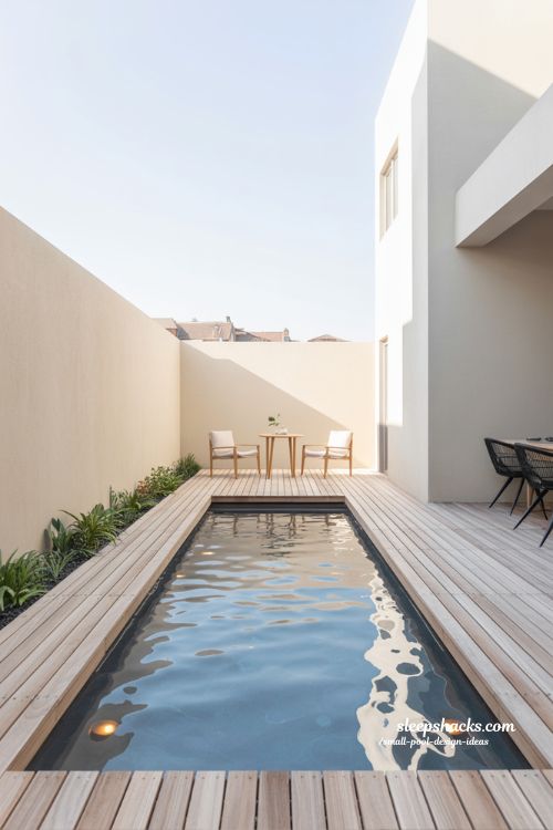 Small Lap Pool Ideas for Fitness in Compact Backyard