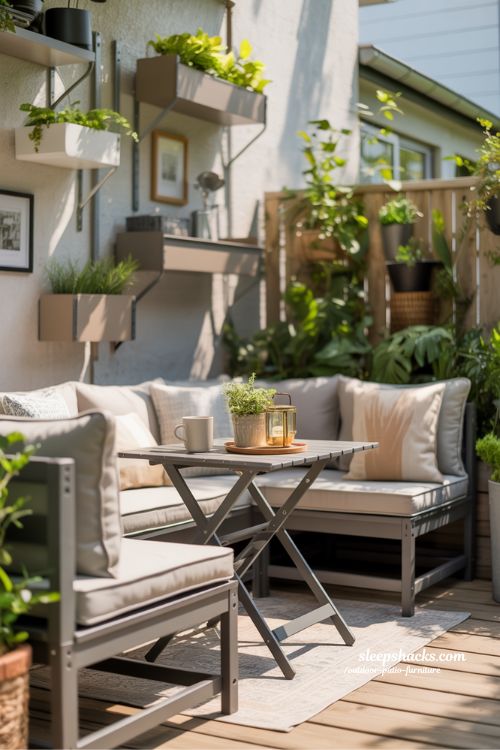 Small Patio Big Style with Compact Outdoor Furniture