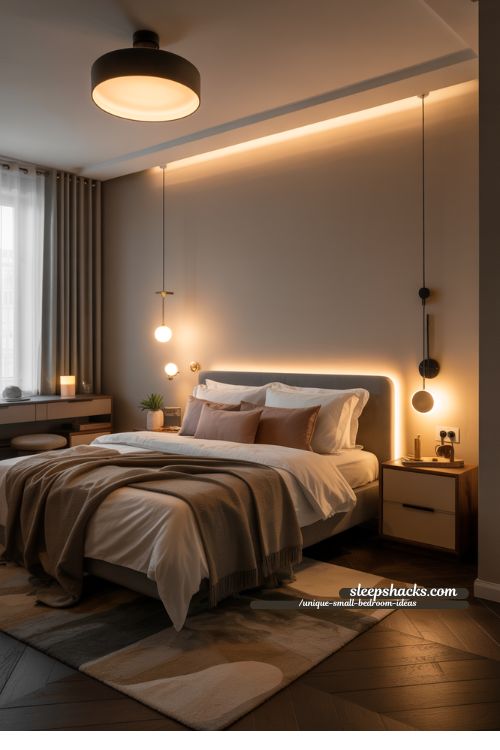 Smart Layered Lighting Ideas for Small Bedrooms