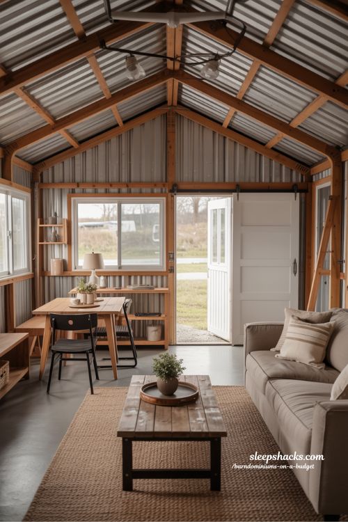 Smart Open Concept Barndominium Layout on a Budget