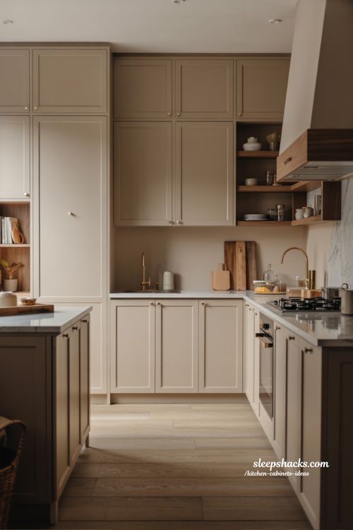 Soft Neutral Kitchen Cabinets Ideas for a Timeless Elegant Look